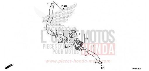 AIR INJECTION CONTROL VALVE CBR1000S1K de 2019